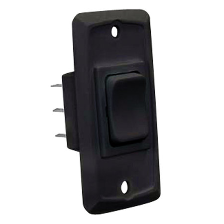 JR PRODUCTS JR Products 12825 Momentary-On/Off/Momentary-On Switch - Black 12825